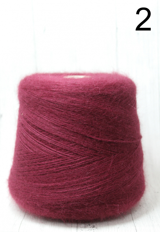 АНГОРА 80 2 бордовый