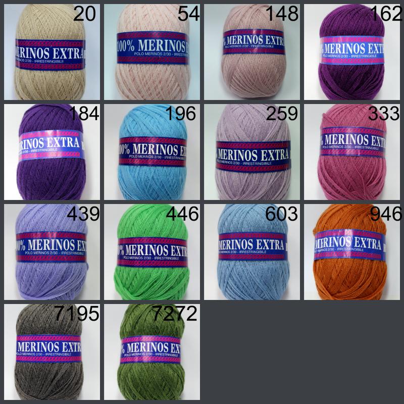 100% МЕРИНОС ЭКСТРА 1500М.*100% MERINOS EXTRA 1500М.