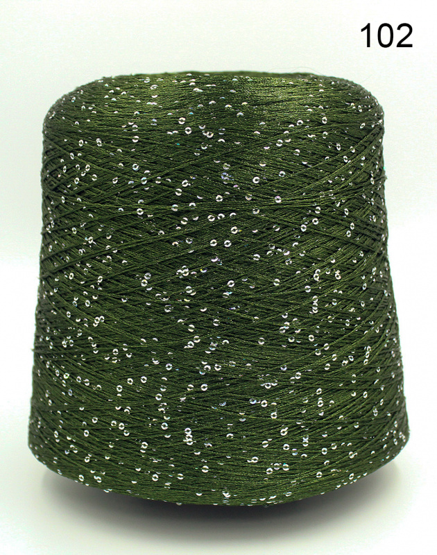 ПАЙЕЛЕТТЕС 102 зеленый паетка галография