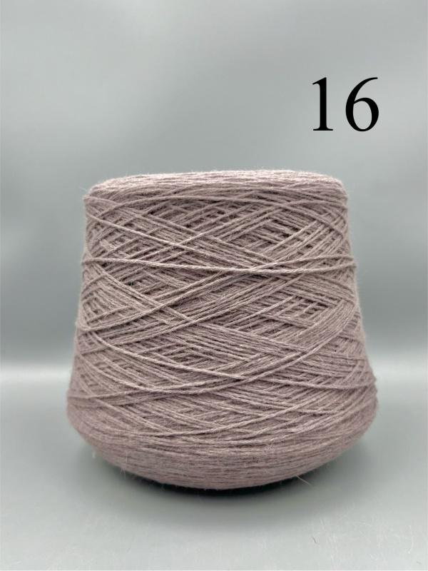 АНГОРА*ANGORA Zegna Baruffa 5/15 16 какао розовое