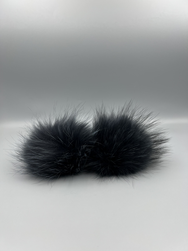 Енот крашенный синий средний