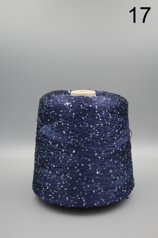 ПАЙЕЛЕТТЕС 17 синий пайетка серебро