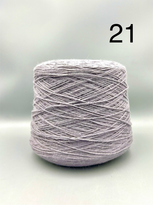 АНГОРА*ANGORA Zegna Baruffa 5/15 21 серый туман