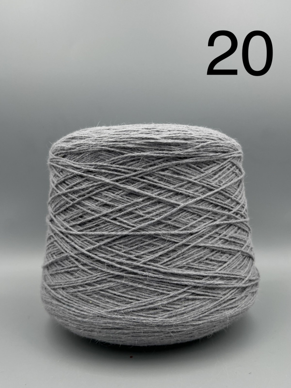 АНГОРА*ANGORA Zegna Baruffa 5/15 20 джинс светлый